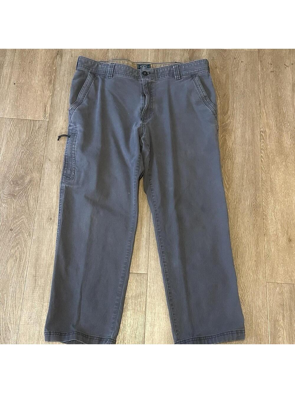 GH Bass Co Jeans Mens Classic Chino 38x30 Straight Leg Side Zip Pocket Pants